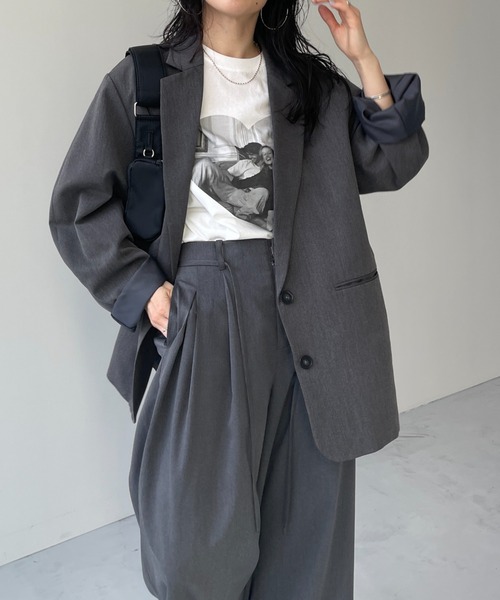 wee9s(ウィークス)の「【ロープベルトセット】BUDDY SLACKS PANTS / バディスラックスパンツ(スラックス・レディース・ブラック/アイボリー/ネイビー/グレー・size2/size1)」の13枚目の写真