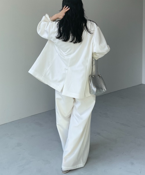 wee9s(ウィークス)の「【ロープベルトセット】BUDDY SLACKS PANTS / バディスラックスパンツ(スラックス・レディース・ブラック/アイボリー/ネイビー/グレー・size2/size1)」の18枚目の写真