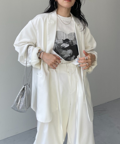 wee9s(ウィークス)の「【ロープベルトセット】BUDDY SLACKS PANTS / バディスラックスパンツ(スラックス・レディース・ブラック/アイボリー/ネイビー/グレー・size2/size1)」の21枚目の写真