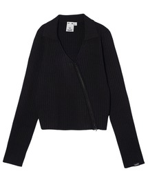 X-girl | ZIP UP RIB KNIT TOP(ニット/セーター)