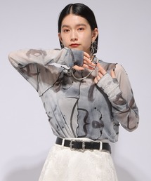 HARE | 【万美＆CHiNPAN×HARE】2WAYキリカエシアートップス(Tシャツ/カットソー)