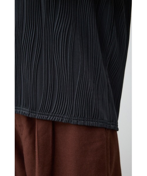 AZUL by moussy(アズールバイマウジー)の「ソリッドテクスチャーTシャツ(Tシャツ/カットソー・レディース・ブラック/オフホワイト/ダークオレンジ/ダークベージュ・SMALL/MEDIUM)」の14枚目の写真