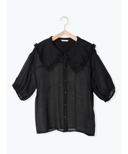 未使用 タグ付き ëpa エパ epa ドット シアーブラウス ブラック 楽天市場】【期間限定：5,990円→2,999円！】 ブラウス シャツ シアー