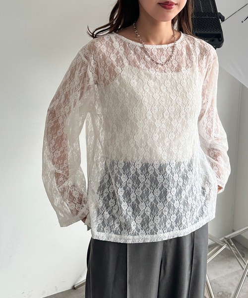 apres jour mignon(アプレジュールミニョン)の「ラメシアーレーストップス×ビスチェセット【ZOZOTOWN限定アイテム】(Tシャツ/カットソー・レディース・ピンク/レッド/オフホワイト/ブラック系その他/ブラック・フリー/X-LARGE)」の13枚目の写真