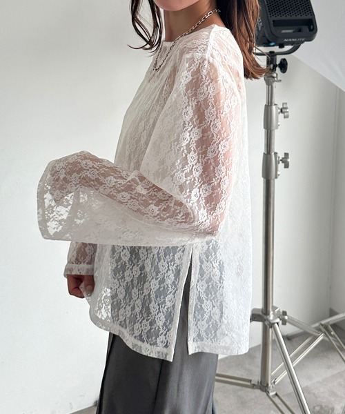 apres jour mignon(アプレジュールミニョン)の「ラメシアーレーストップス×ビスチェセット【ZOZOTOWN限定アイテム】(Tシャツ/カットソー・レディース・ピンク/レッド/オフホワイト/ブラック系その他/ブラック・フリー/X-LARGE)」の14枚目の写真