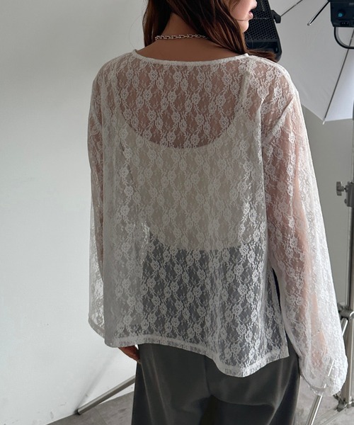 apres jour mignon(アプレジュールミニョン)の「ラメシアーレーストップス×ビスチェセット【ZOZOTOWN限定アイテム】(Tシャツ/カットソー・レディース・ピンク/レッド/オフホワイト/ブラック系その他/ブラック・フリー/X-LARGE)」の15枚目の写真