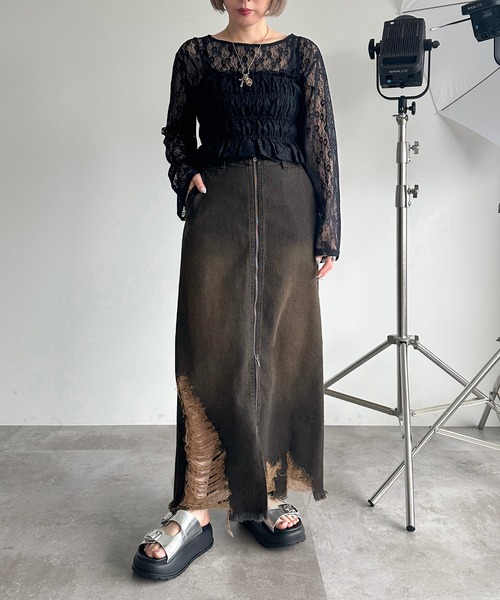 apres jour mignon(アプレジュールミニョン)の「ラメシアーレーストップス×ビスチェセット【ZOZOTOWN限定アイテム】(Tシャツ/カットソー・レディース・ピンク/レッド/オフホワイト/ブラック系その他/ブラック・フリー/X-LARGE)」の22枚目の写真