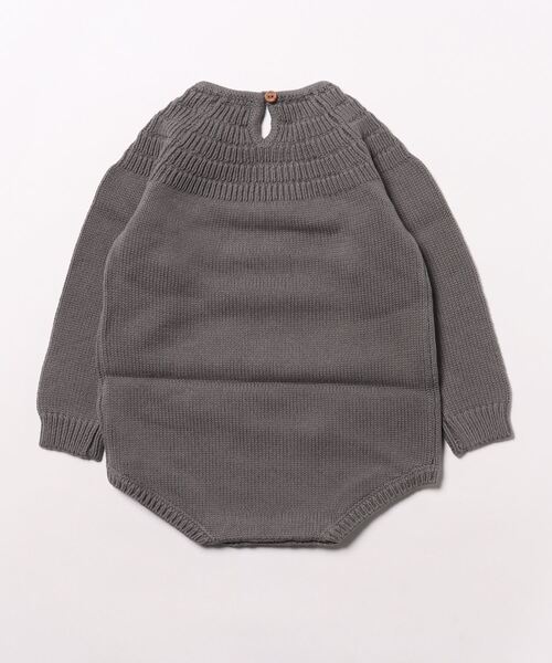 【セール】【Bs】【it】【Quincy Mae】KNIT DALIA ROMPER | DARK SEA（その他ベビー用品）｜ARCHIVER（アーカイバ）