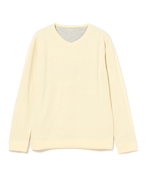 dip（ディップ）の「dip / 別注 2Layer V Neck Knit 24AW（ニット/セーター・メンズ・オフホワイト/ブラック/ブラック系その他4/ネイビー・S/M/L/XL）」の5枚目の写真