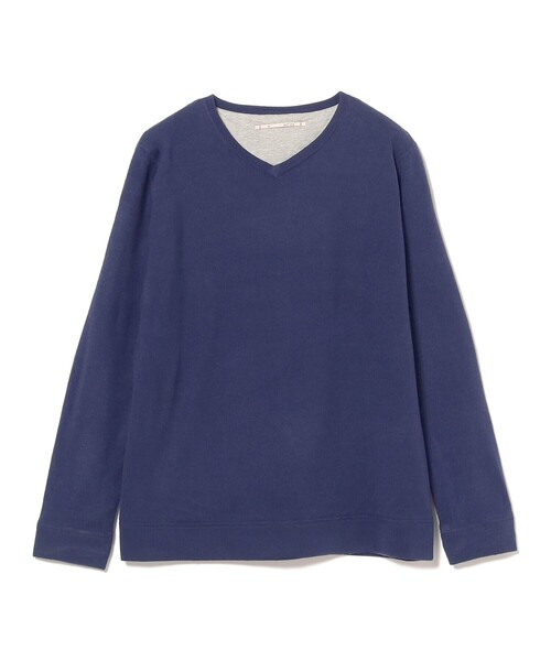 dip（ディップ）の「dip / 別注 2Layer V Neck Knit 24AW（ニット/セーター・メンズ・オフホワイト/ブラック/ブラック系その他4/ネイビー・S/M/L/XL）」の12枚目の写真