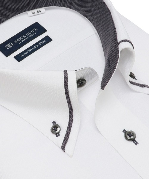 超形態安定ノーアイロン ボタンダウン 長袖ビジネスワイシャツ（ビジネスシャツ）｜TOKYO SHIRTS（トウキョウシャツ）