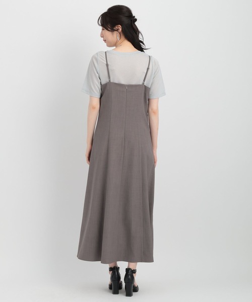 Andemiu（アンデミュウ）の「2Pキャミ×キャミワンピース135681（ワンピース・レディース・ダークブラウン/グレー/ラベンダー・SMALL/MEDIUM）」の13枚目の写真