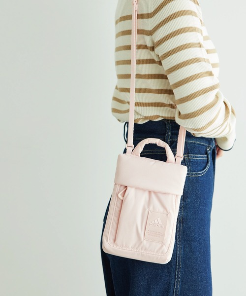 adidas(アディダス)の「【adidas/アディダス】ウィメンズ MH スモールバッグ(ショルダーバッグ・レディース・ピンク/ブラック・FREE)」の16枚目の写真