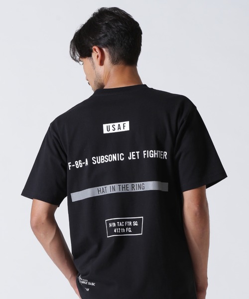 《直営店限定》STENCIL T-SHIRT \'HAT IN THE RING\' / ステンシル Tシャツ \'ハット イン ザ リング\' / AVIREX / アヴィレックス(Tシャツ/カットソー)|AVIREX(アヴィレックス)