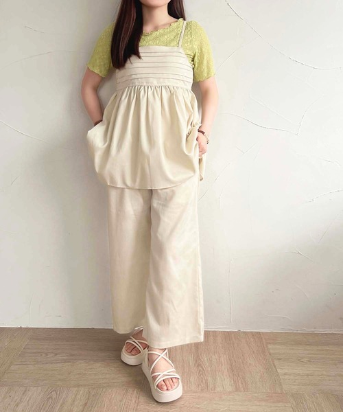 apres jour（アプレジュール）の「【apres jour mimi】レーストップス【ZOZOTOWN限定アイテム】（Tシャツ/カットソー・レディース・ピンク/グリーン/アイボリー・X-LARGE/フリー）」の13枚目の写真