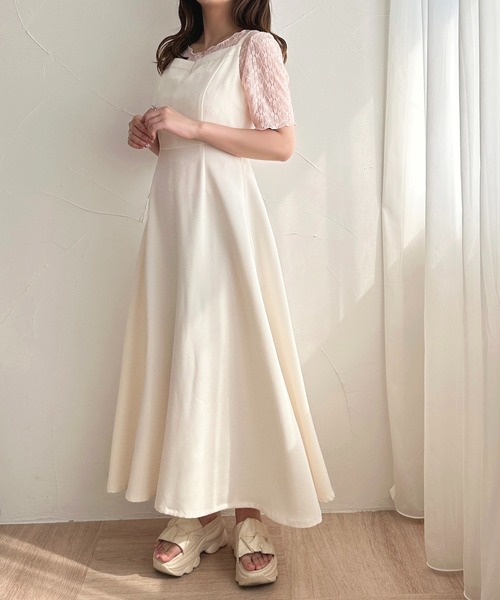 apres jour（アプレジュール）の「【apres jour mimi】レーストップス【ZOZOTOWN限定アイテム】（Tシャツ/カットソー・レディース・ピンク/グリーン/アイボリー・X-LARGE/フリー）」の8枚目の写真