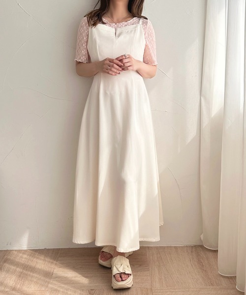 apres jour（アプレジュール）の「【apres jour mimi】レーストップス【ZOZOTOWN限定アイテム】（Tシャツ/カットソー・レディース・ピンク/グリーン/アイボリー・X-LARGE/フリー）」の7枚目の写真