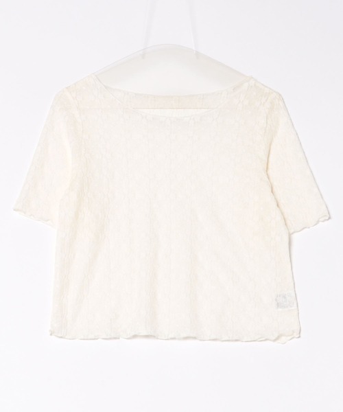 apres jour（アプレジュール）の「【apres jour mimi】レーストップス【ZOZOTOWN限定アイテム】（Tシャツ/カットソー・レディース・ピンク/グリーン/アイボリー・X-LARGE/フリー）」の6枚目の写真