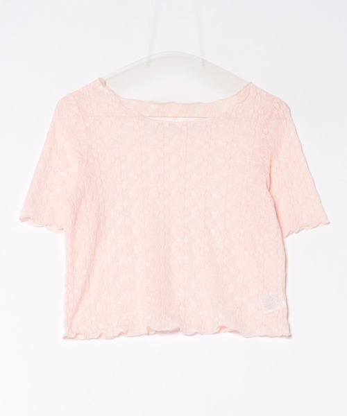 apres jour（アプレジュール）の「【apres jour mimi】レーストップス【ZOZOTOWN限定アイテム】（Tシャツ/カットソー・レディース・ピンク/グリーン/アイボリー・X-LARGE/フリー）」の4枚目の写真