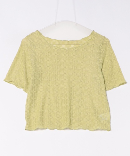 apres jour（アプレジュール）の「【apres jour mimi】レーストップス【ZOZOTOWN限定アイテム】（Tシャツ/カットソー・レディース・ピンク/グリーン/アイボリー・X-LARGE/フリー）」の5枚目の写真