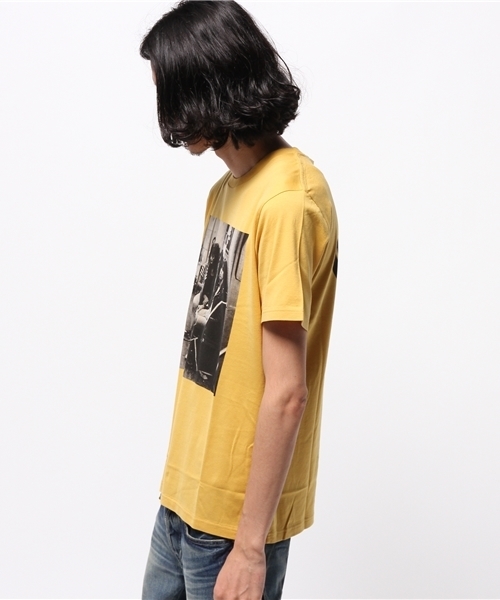 HYSTERIC GLAMOUR(ヒステリックグラマー)の「RAMONES/NYC SUBWAY’75 pt T-SH(Tシャツ/カットソー・メンズ・ホワイト/イエロー/ブラック・MEDIUM/SMALL/LARGE)」の9枚目の写真