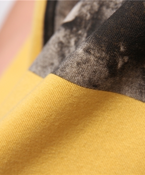 HYSTERIC GLAMOUR(ヒステリックグラマー)の「RAMONES/NYC SUBWAY’75 pt T-SH(Tシャツ/カットソー・メンズ・ホワイト/イエロー/ブラック・MEDIUM/SMALL/LARGE)」の15枚目の写真