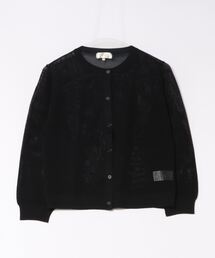 【洗濯可能】メッシュカーディガン