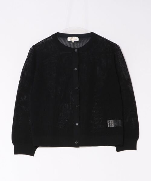 アルファカーディガン　Msize ブラック Alpha Cardigan（アルファの前開きVネックカーディガン）【CAYL