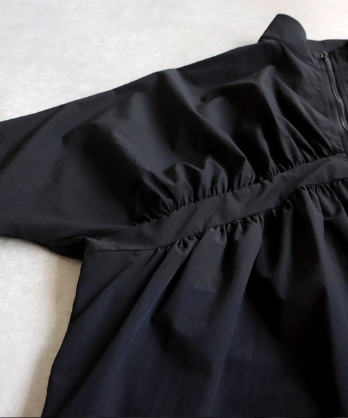 antiqua(アンティカ)の「ギャザーデザインジャケット(ブルゾン・レディース・ブラック・ONESIZE)」の15枚目の写真