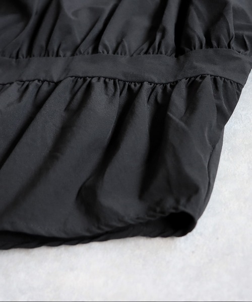 antiqua(アンティカ)の「ギャザーデザインジャケット(ブルゾン・レディース・ブラック・ONESIZE)」の16枚目の写真