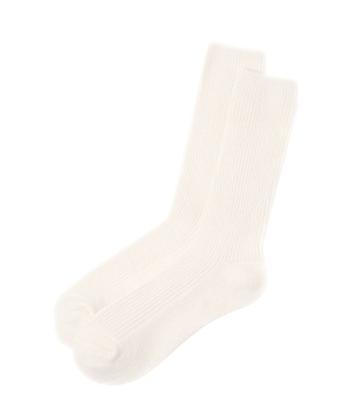 BAYFLOW（ベイフロー）の「フワリブソックス（ソックス/靴下・レディース・オフホワイト/グレー系/ピンク/ベージュ・FREE）」の2枚目の写真