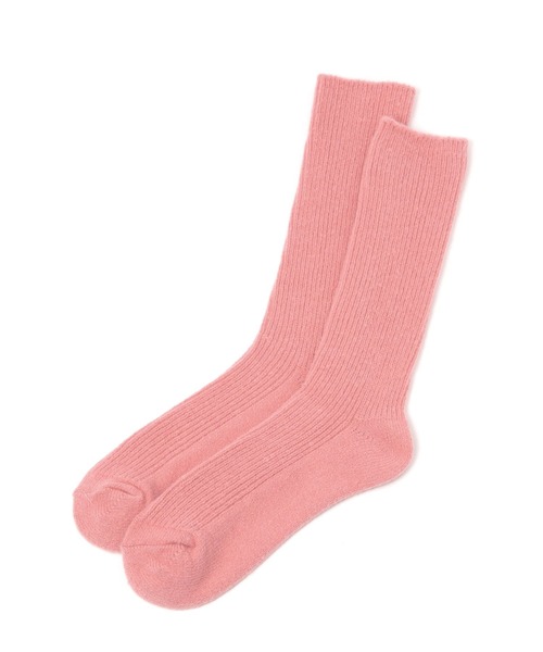 BAYFLOW（ベイフロー）の「フワリブソックス（ソックス/靴下・レディース・オフホワイト/グレー系/ピンク/ベージュ・FREE）」の4枚目の写真