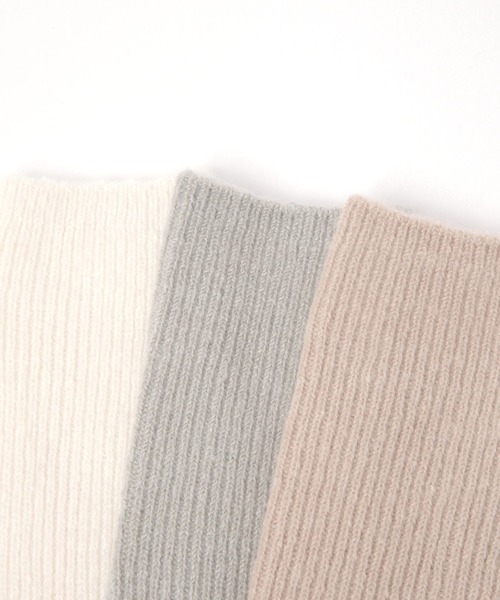 BAYFLOW（ベイフロー）の「フワリブソックス（ソックス/靴下・レディース・オフホワイト/グレー系/ピンク/ベージュ・FREE）」の10枚目の写真