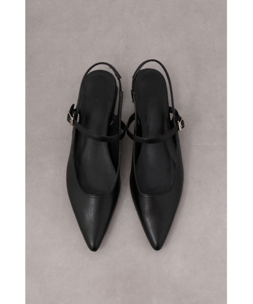 AZUL by moussy(アズールバイマウジー)の「インテッドスリングバックサンダル(サンダル・レディース・ブラック/シルバー・SMALL/MEDIUM/LARGE)」の8枚目の写真