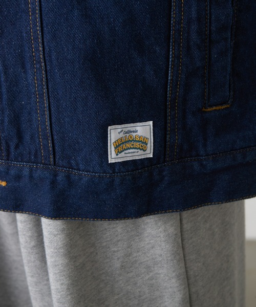 セール】【HELLO.SANFRANCISCO】フラワーカットアウトデニムジャケット