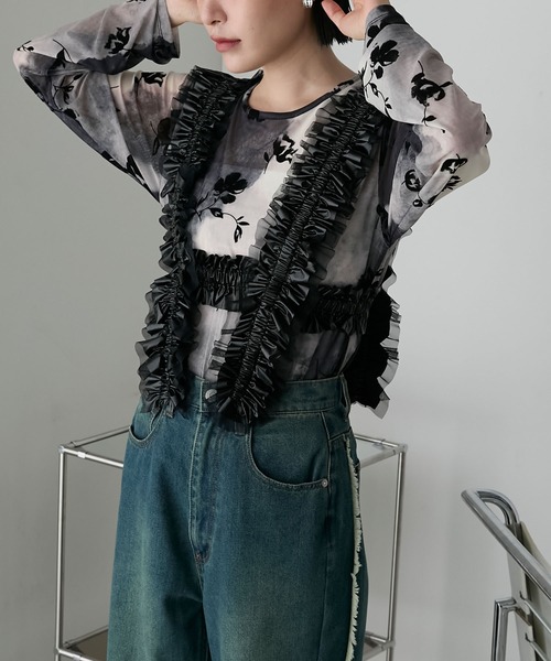 KISHIDAMIKI litmus ハーネス ビスチェ KISHIDAMIKI litmus ハーネス ビスチェ - トップス安い 通販