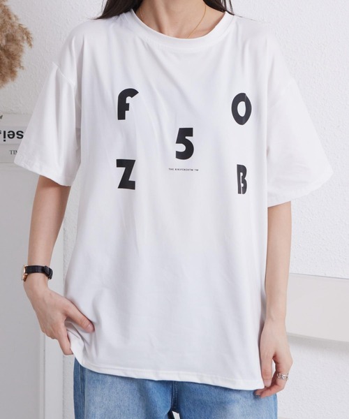 MAISON DE THERESE(メゾン ド テレーズ)の「ビッグサイズロゴプリントTシャツ(Tシャツ/カットソー・レディース・ホワイト・FREE)」の7枚目の写真