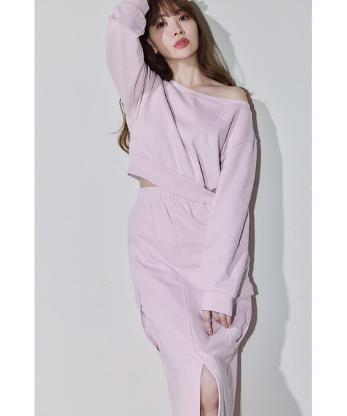 Her lip to(ハーリップトゥー)の「Flight Mode Cargo Skirt(スカート・レディース・ライトグレー/ピンク/ホワイト系・M/S)」の5枚目の写真