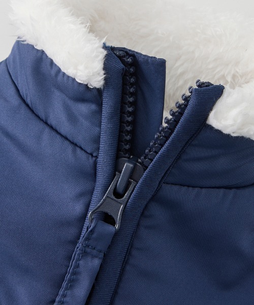 EDWIN（エドウィン）の「EDWIN/デニムポケット付切り替えフリースベスト（ペットウェア・レディース・ネイビー/ブラック・3L/2L/L/M/S/XS）」の11枚目の写真