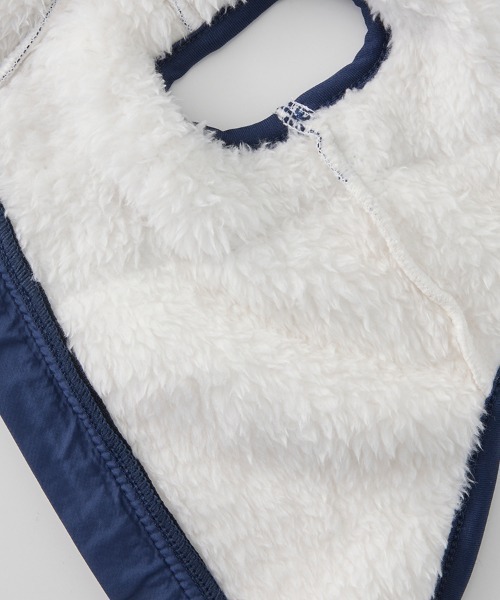 EDWIN（エドウィン）の「EDWIN/デニムポケット付切り替えフリースベスト（ペットウェア・レディース・ネイビー/ブラック・3L/2L/L/M/S/XS）」の14枚目の写真