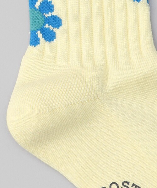 FREAK'S STORE（フリークスストア）の「ROSTER SOX/ロスターソックス 限定展開　PEACE/SOCKS / ピースソックス（ソックス/靴下・レディース・グレー/オフホワイト/レモンイエロー・SMALL）」の7枚目の写真