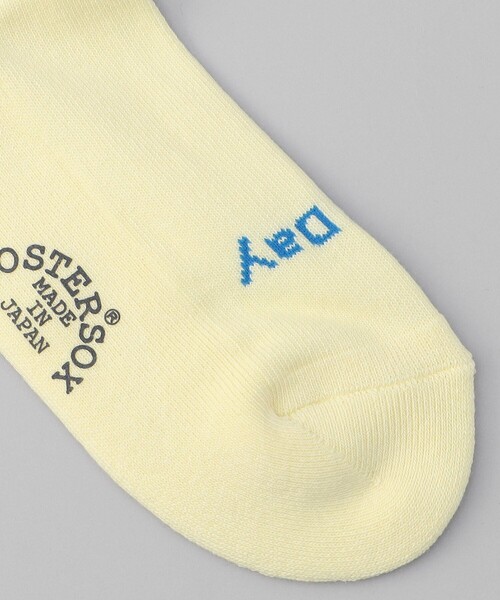 FREAK'S STORE（フリークスストア）の「ROSTER SOX/ロスターソックス 限定展開　PEACE/SOCKS / ピースソックス（ソックス/靴下・レディース・グレー/オフホワイト/レモンイエロー・SMALL）」の6枚目の写真