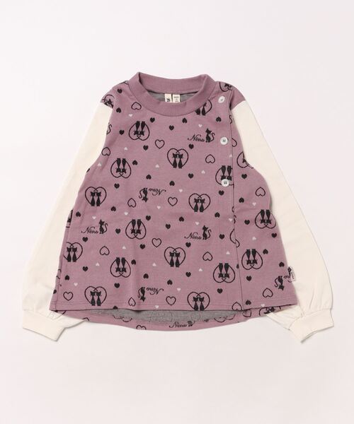 ハートＣＡＴジャガードプルオーバー（スウェット）｜nino（ニノ）