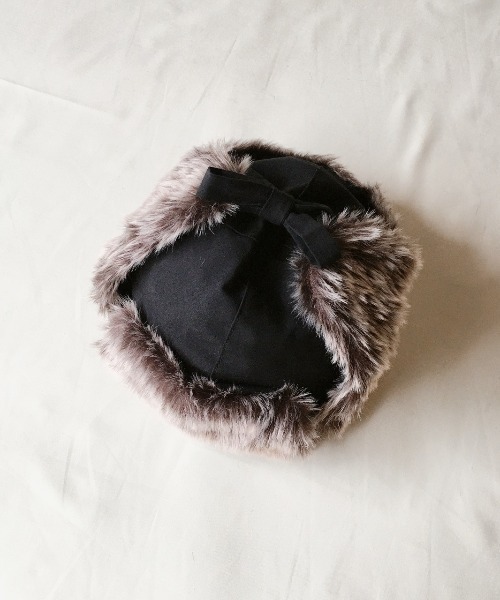 ORIENT MILLINERY（オリエント ミリナリー）の「WHISKER【ｳｨｽｶｰ】コンパクトフライトキャップ（キャップ・レディース・グレー/ブラック/カーキ・FREE）」の5枚目の写真