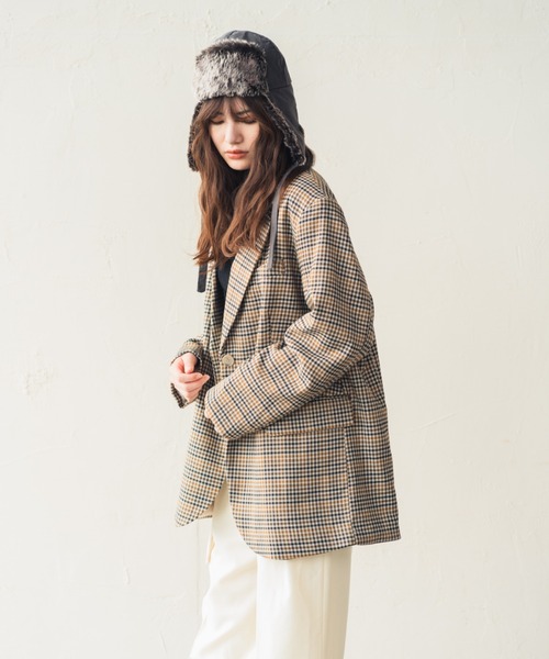 ORIENT MILLINERY（オリエント ミリナリー）の「WHISKER【ｳｨｽｶｰ】コンパクトフライトキャップ（キャップ・レディース・グレー/ブラック/カーキ・FREE）」の11枚目の写真