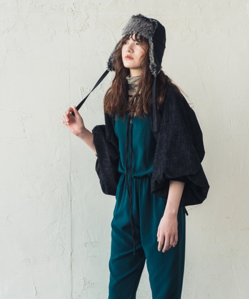 ORIENT MILLINERY（オリエント ミリナリー）の「WHISKER【ｳｨｽｶｰ】コンパクトフライトキャップ（キャップ・レディース・グレー/ブラック/カーキ・FREE）」の20枚目の写真