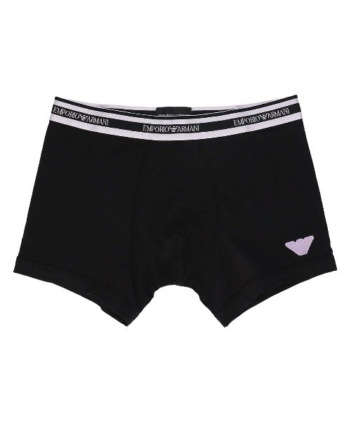 セール】EMPORIO ARMANI SHINY LOGOBAND ロングボクサーパンツ