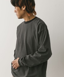 URBAN RESEARCH DOORS | ミジンボーダーロングスリーブ Tシャツ(Tシャツ/カットソー)