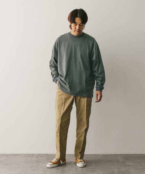 URBAN RESEARCH DOORS（アーバンリサーチドアーズ）の「ミジンボーダーロングスリーブ Tシャツ（Tシャツ/カットソー・メンズ・ホワイト/グレー/チャコールグレー・MEDIUM/LARGE）」の19枚目の写真