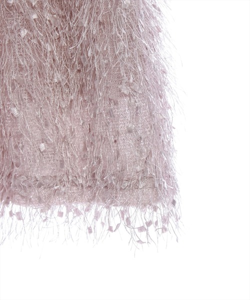 clear（クリア）の「【低身長用サイズ有】フリンジフレアスカート [高見え 大人カジュアル オケージョン]≪再入荷≫（スカート・レディース・アイボリー/グレイッシュベージュ/ピンクベージュ・F/XS）」の15枚目の写真